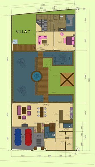 Villa Annecy Lower Floor Plan